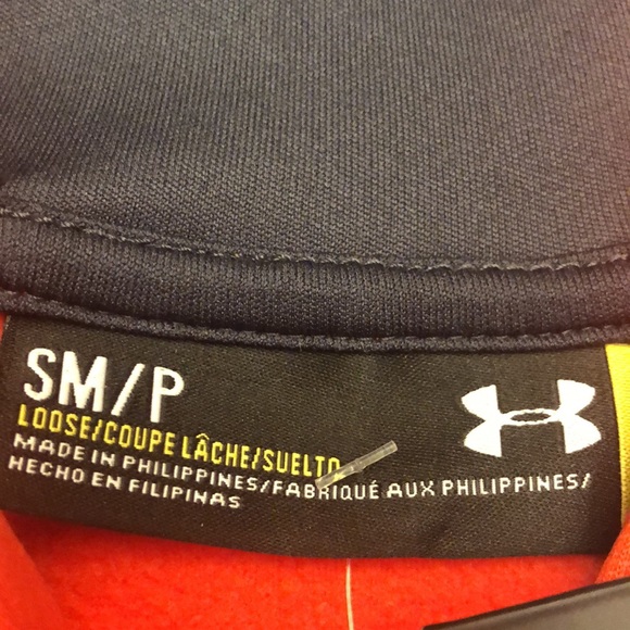 Under Armour Orange and camo hoodie - Picture 3 of 4